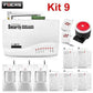 FUERS Wireless GSM Intrusion Alarm System Smart Home Garage Door Detector Motion Sensor Russia Voice Security Protection Auto-Dial DIY