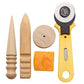 KiWarm Professional 37 Piece Leathercraft Tool Set Hand Sewing Hole Punch Tool Carving Work Saddle Leather Processing Accessories