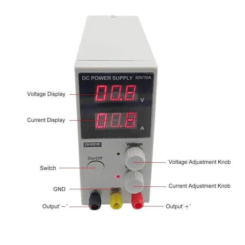 LW 3010D DC-Netzteil einstellbares digitales Lithium-Batterie-Ladegerät 30V 10A Schaltlabor-Netzgerät Spannungsregler
