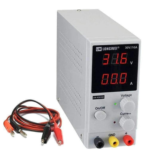 LW-K3010D DC-Stromversorgung einstellbare digitale Lithium-Batterie-Ladegerät 30V 10A Spannungsregler Schalter Labor-Stromversorgung