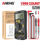 ANENG SZ08 Digital Multimeter ultra-thin memory professional multimeter auto voltmeter AC DC 220V resistance portable tester