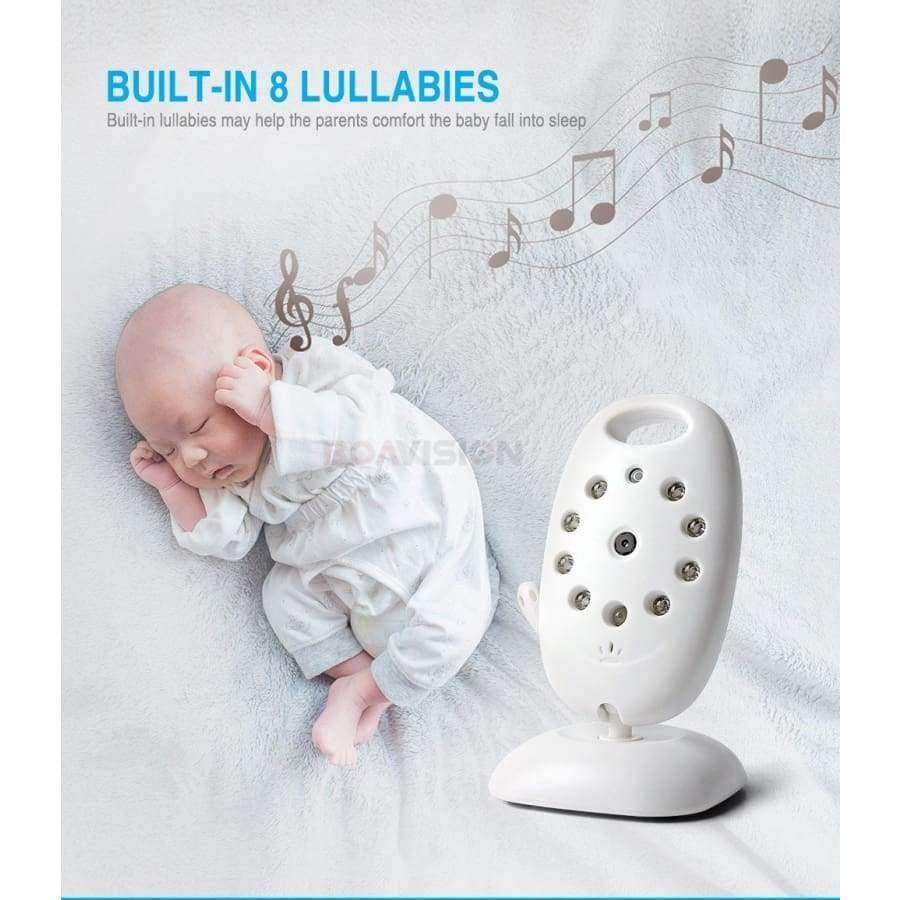 VB601 2.4Ghz Video Babyphone Drahtlos 2.0 Zoll LCD Bildschirm 2-Wege-Gespräch IR Nachtsicht Temperatur Sicherheitskamera 8 Wiegenlieder
