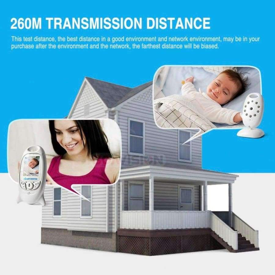 VB601 2.4Ghz Video Babyphone Drahtlos 2.0 Zoll LCD Bildschirm 2-Wege-Gespräch IR Nachtsicht Temperatur Sicherheitskamera 8 Wiegenlieder