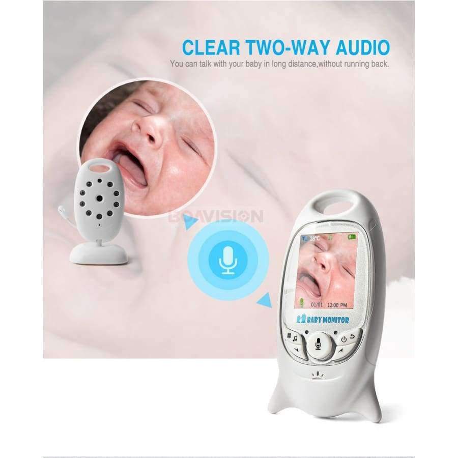 VB601 2.4Ghz Video Babyphone Drahtlos 2.0 Zoll LCD Bildschirm 2-Wege-Gespräch IR Nachtsicht Temperatur Sicherheitskamera 8 Wiegenlieder
