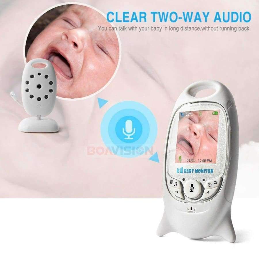 VB601 2.4Ghz Video Babyphone Drahtlos 2.0 Zoll LCD Bildschirm 2-Wege-Gespräch IR Nachtsicht Temperatur Sicherheitskamera 8 Wiegenlieder