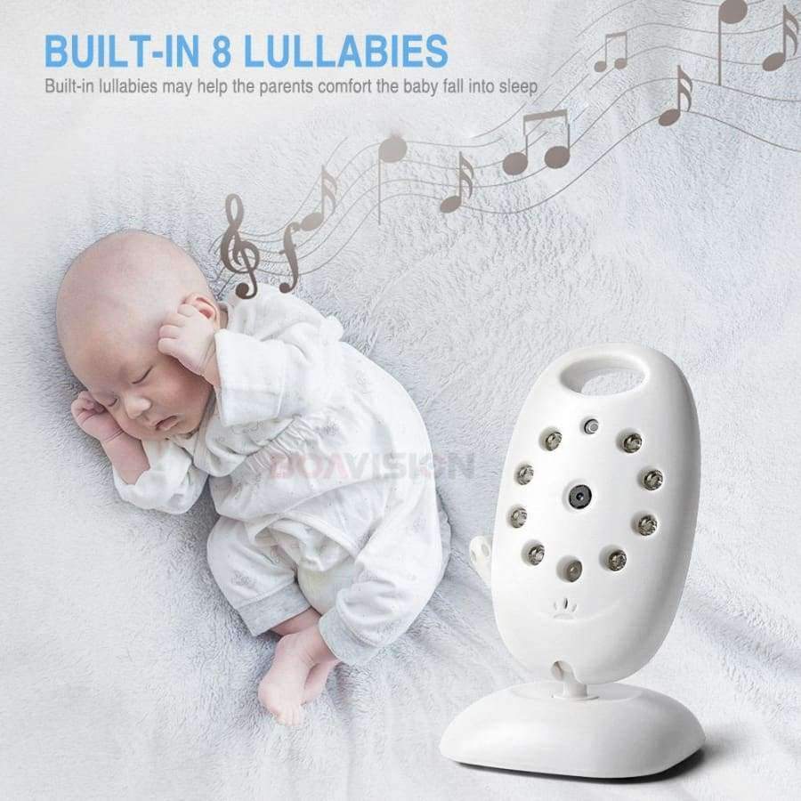 VB601 2.4Ghz Video Babyphone Drahtlos 2.0 Zoll LCD Bildschirm 2-Wege-Gespräch IR Nachtsicht Temperatur Sicherheitskamera 8 Wiegenlieder