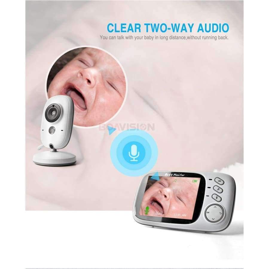 VB603 Video Babyphone 2.4G Drahtlos Mit 3,2 Zoll LCD 2-Wege Audio Talk Nachtsicht Überwachung Sicherheitskamera Babysitter
