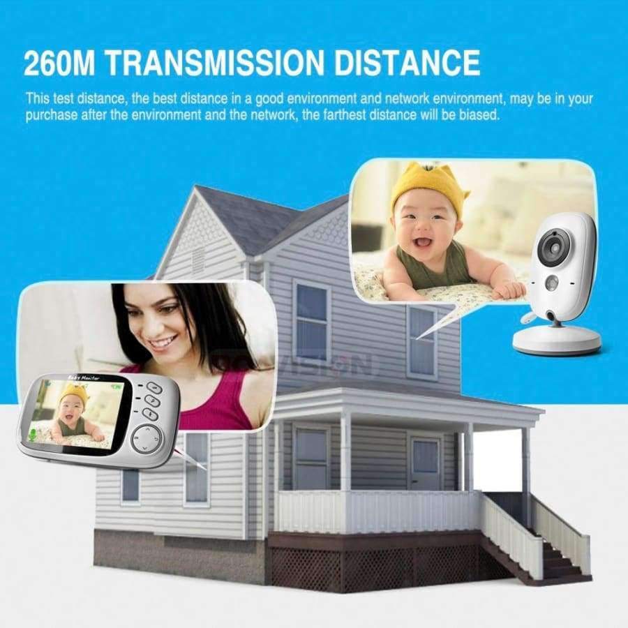 VB603 Video Babyphone 2.4G Drahtlos Mit 3,2 Zoll LCD 2-Wege Audio Talk Nachtsicht Überwachung Sicherheitskamera Babysitter