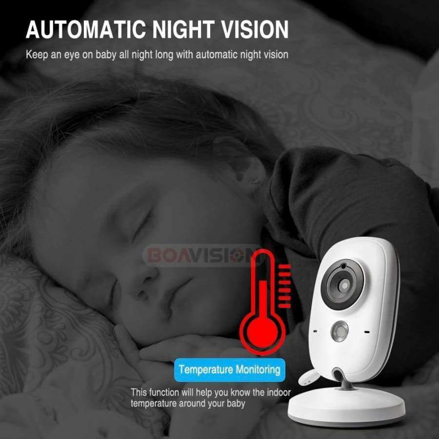 VB603 Video Babyphone 2.4G Drahtlos Mit 3,2 Zoll LCD 2-Wege Audio Talk Nachtsicht Überwachung Sicherheitskamera Babysitter