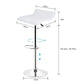 HOT SALE 2 Stück Synthetisches Leder Verstellbare Drehbare Barhocker Stühle Pneumatisch Schwerlast Theken Pub Wohnzimmer Möbel HWC