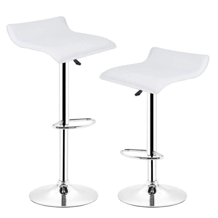 HOT SALE 2 Stück Synthetisches Leder Verstellbare Drehbare Barhocker Stühle Pneumatisch Schwerlast Theken Pub Wohnzimmer Möbel HWC