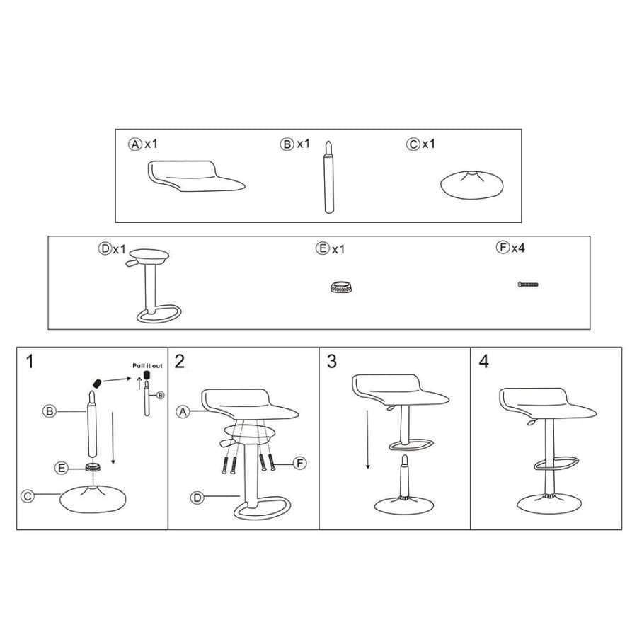 HOT SALE 2 Stück Synthetisches Leder Verstellbare Drehbare Barhocker Stühle Pneumatisch Schwerlast Theken Pub Wohnzimmer Möbel HWC
