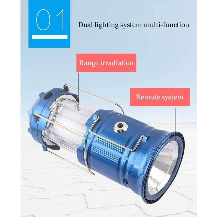 ZK20 tragbares Solarladegerät Campinglaterne Lampe LED Außenbeleuchtung faltbare Camp Zeltlampe USB wiederaufladbare Laterne