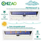 CHIZAO 90 LED Solar Sensor Bewegungsmelder Licht Schwarz/Weiß Wasserdicht Nachtlicht Außen Garten Notlampe 3 Modi PIR