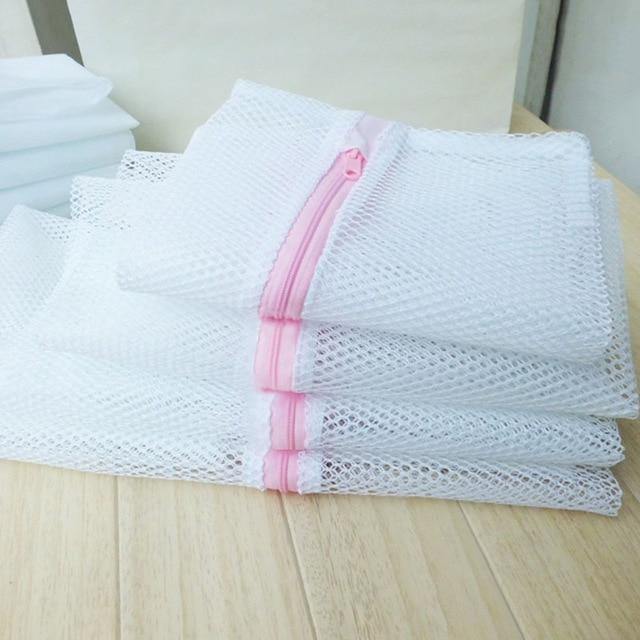4 Stück/Set Wäschebeutel zum Waschen Mesh Wäschebeutel BH Unterwäsche Wäschebeutel Waschmaschinen Schutznetz Pflege Netz
