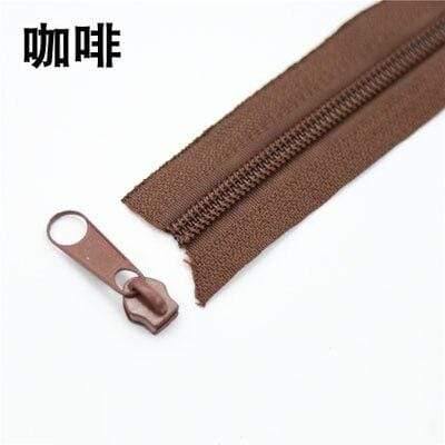 5Meter 5# Nylon spiral zippers for DIY sewing projects bags shoes clothing accessories available in 24 colors