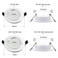LED Deckenleuchte 3W 5W 7W 9W 12W 15W 18W 220V 110V LED Decken Badezimmerlampen Wohnzimmerbeleuchtung Innenbeleuchtung kostenloser Versand