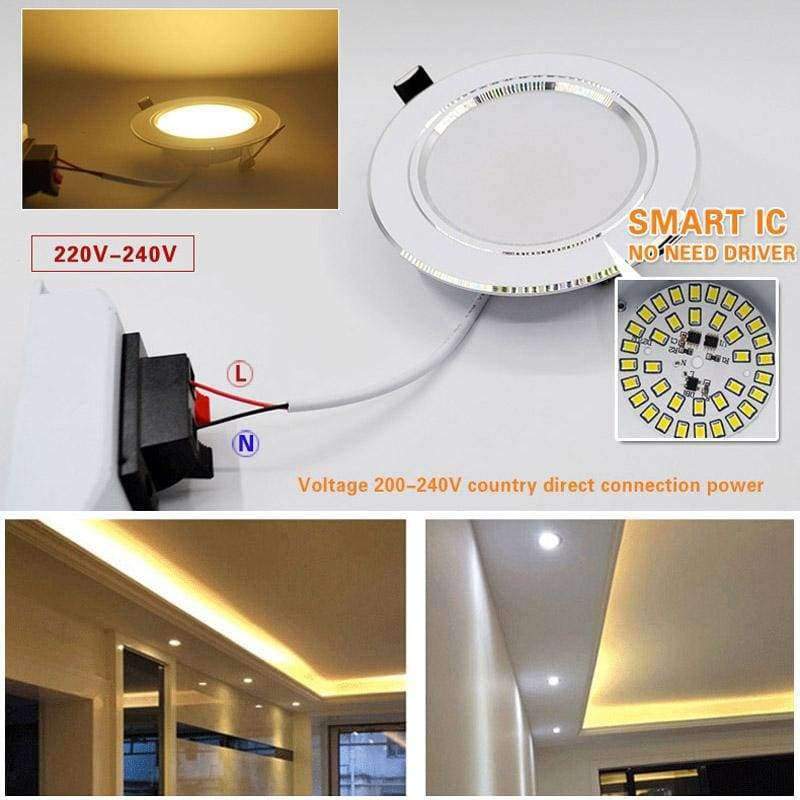LED Deckenleuchte 3W 5W 7W 9W 12W 15W 18W 220V 110V LED Decken Badezimmerlampen Wohnzimmerbeleuchtung Innenbeleuchtung kostenloser Versand