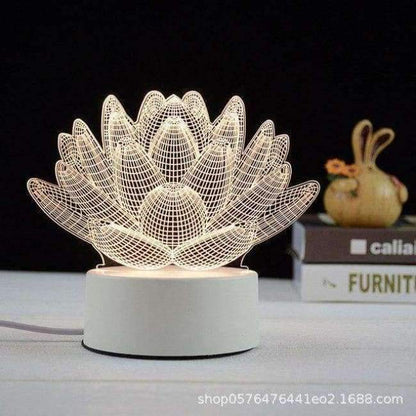 Kreatives dekoratives Nachtlicht 3D neue LED Tischlampe Mode Styling Geschenk Nachtlicht