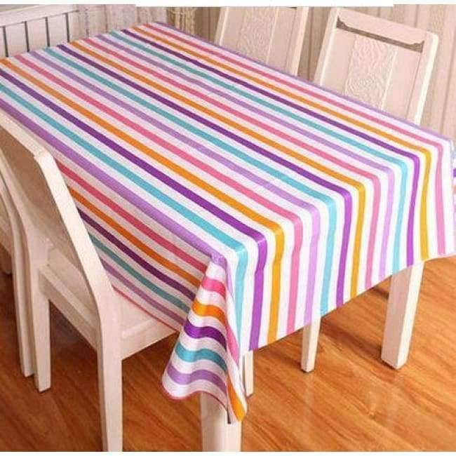 PVC Tischdecke Wasserdicht Rechteckige Plastik Picknickdecke für Teetisch Heimtextilien Mode Liebe Festlich Rot MJ033