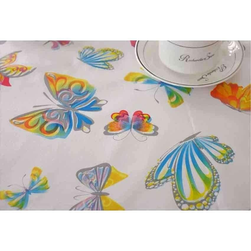 PVC Tischdecke Wasserdicht Rechteckige Plastik Picknickdecke für Teetisch Heimtextilien Mode Liebe Festlich Rot MJ033