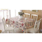 PVC Tischdecke Wasserdicht Rechteckige Plastik Picknickdecke für Teetisch Heimtextilien Mode Liebe Festlich Rot MJ033