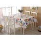 PVC Tischdecke Wasserdicht Rechteckige Plastik Picknickdecke für Teetisch Heimtextilien Mode Liebe Festlich Rot MJ033