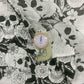 Cool 100% cotton fabric Black/White underside Skull Rose pattern Digital print sewing material DIY home patchwork dress clothing