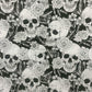 Cool 100% cotton fabric Black/White underside Skull Rose pattern Digital print sewing material DIY home patchwork dress clothing