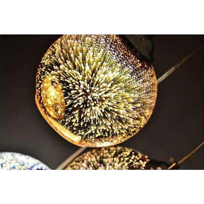 Horsten Neuheit Glas Ball Pendelleuchten Moderne Hängeleuchte Weihnachtskugel Design Lampe 3D Farbige Pendelleuchte