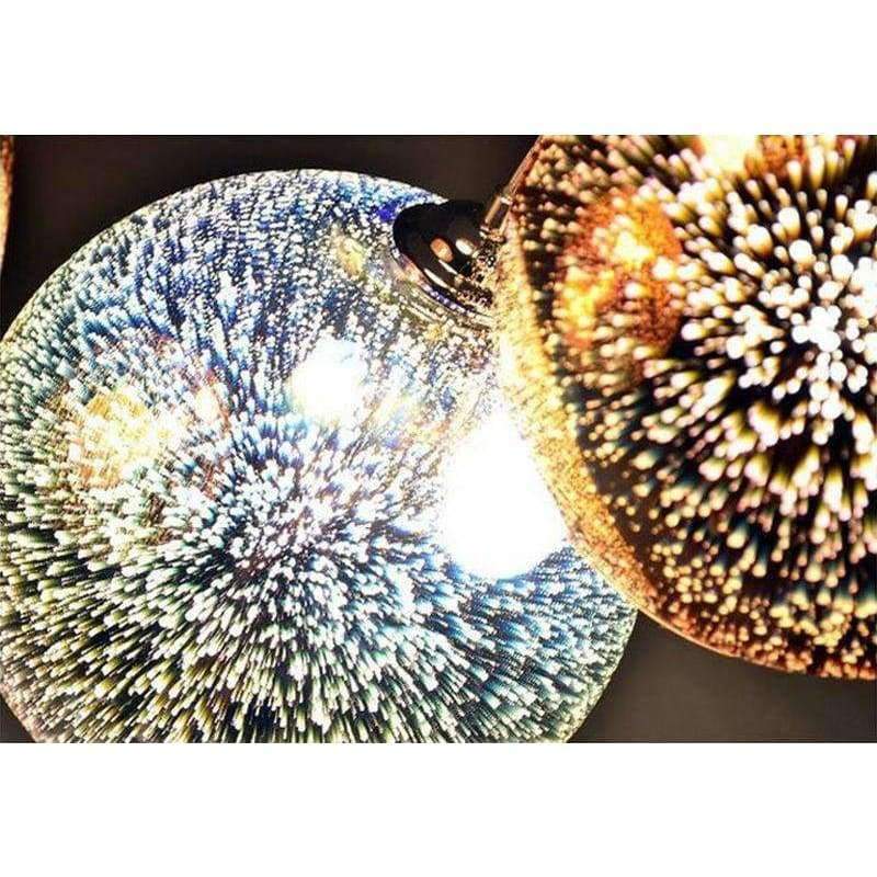 Horsten Neuheit Glas Ball Pendelleuchten Moderne Hängeleuchte Weihnachtskugel Design Lampe 3D Farbige Pendelleuchte