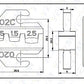 Crimping jaws SN-48B / 48BS / 02C / 2549 / 03H / 2546B / 2WF2C / 06WF / 16WF / 06, used for crimping connectors