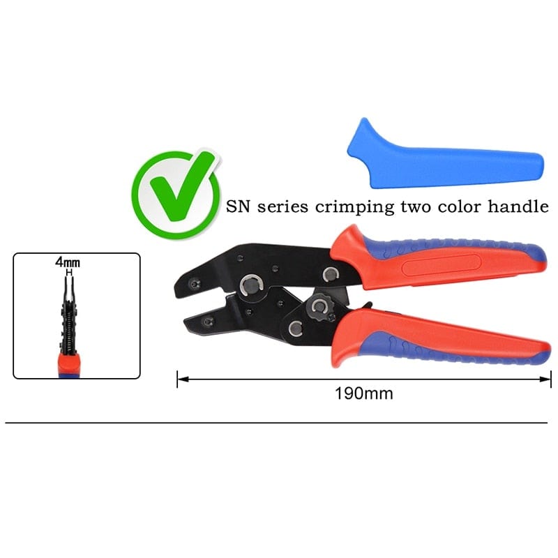 Crimping jaws SN-48B / 48BS / 02C / 2549 / 03H / 2546B / 2WF2C / 06WF / 16WF / 06, used for crimping connectors