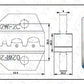 Crimping jaws SN-48B / 48BS / 02C / 2549 / 03H / 2546B / 2WF2C / 06WF / 16WF / 06, used for crimping connectors