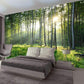 Benutzerdefinierte Fototapete 3D Grüner Wald Naturlandschaft Große Wandbilder Wohnzimmer Sofa Schlafzimmer Moderne Wandmalerei Wohnkultur