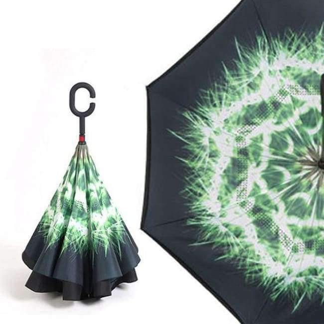 Reversed Umbrella Double Layer Inverted Multifunction Windproof Rain Hand Men's Umbrellas For Adults Long Umbrellas