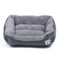 Weiches PP Baumwolle Haustier Hundebett Winter Warm Gepolstertes Welpen Katzensofa Bett Kissen Wasserdicht Katze Hund Haustier Matte Haus