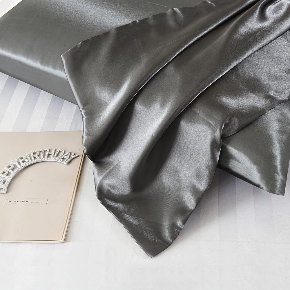 2pcs Satin-Kissenbezug, weiche und glatte Textur, Satin einfarbige Umschlagkissenbezüge, reduzieren Haarbruch, verhindern Falten