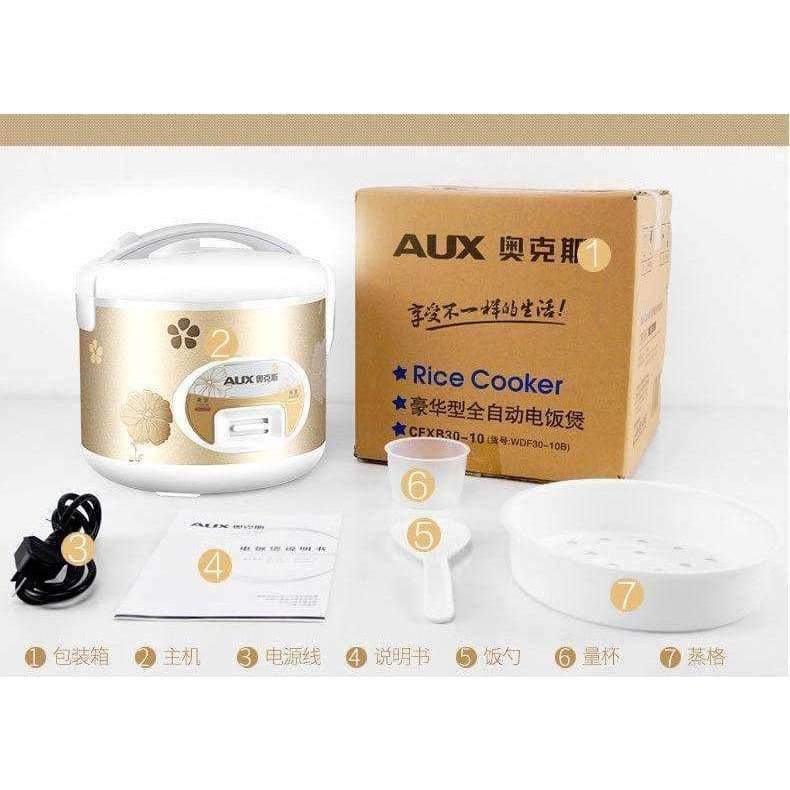 Echter AUX CFXB30-10 Zuhause 3L Mini Reiskocher Kleiner Reiskocher 1-6 Personen Küchengeräte Reiskocher