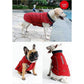 Qualität Hundekleidung Gep quilteter Hundemantel Wasserabweisend Winter Hund Haustierjacke Weste Retro Gemütlich Warm Haustier Outfit Kleidung Große Hunde