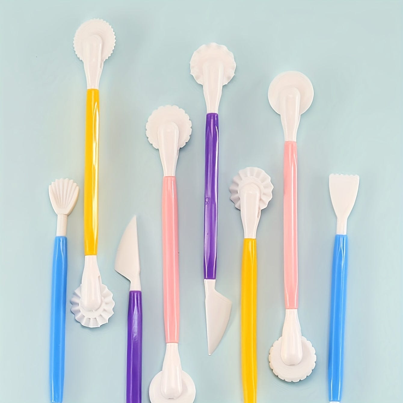 4pcs Fondant Modellierwerkzeuge Set Gum Paste Für Torten Dekorieren, Torten Sculpting Werkzeuge Set