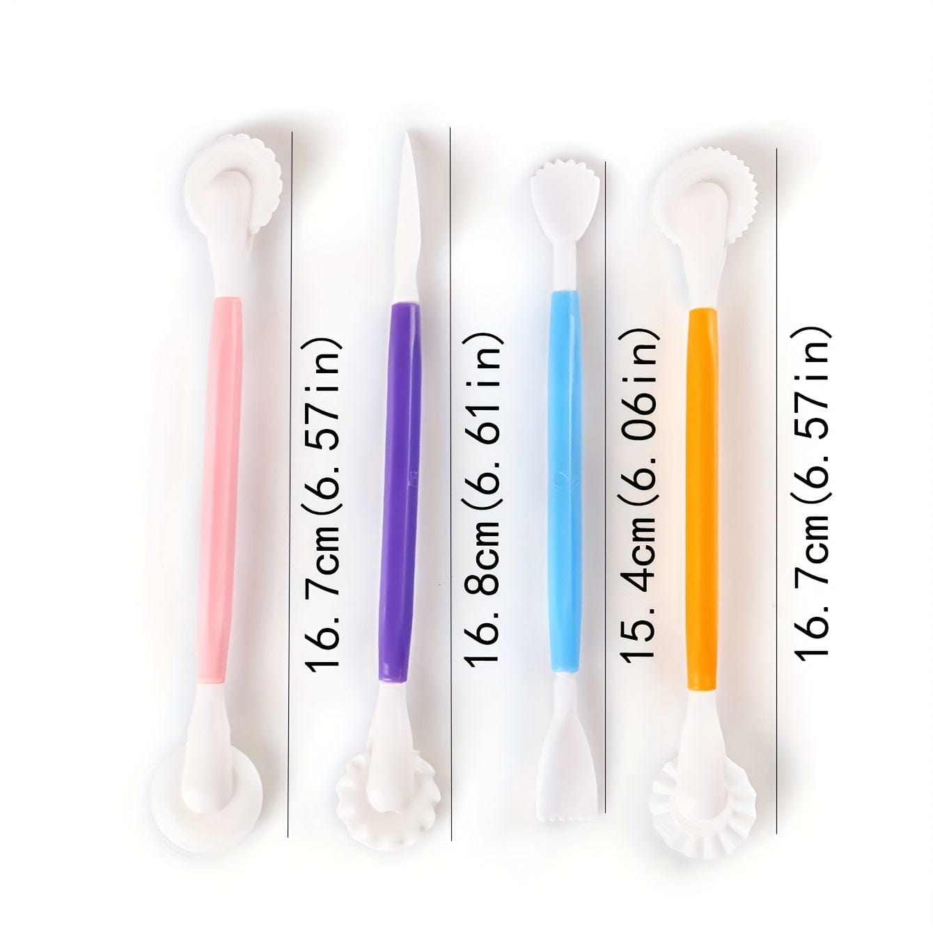 4pcs Fondant Modellierwerkzeuge Set Gum Paste Für Torten Dekorieren, Torten Sculpting Werkzeuge Set