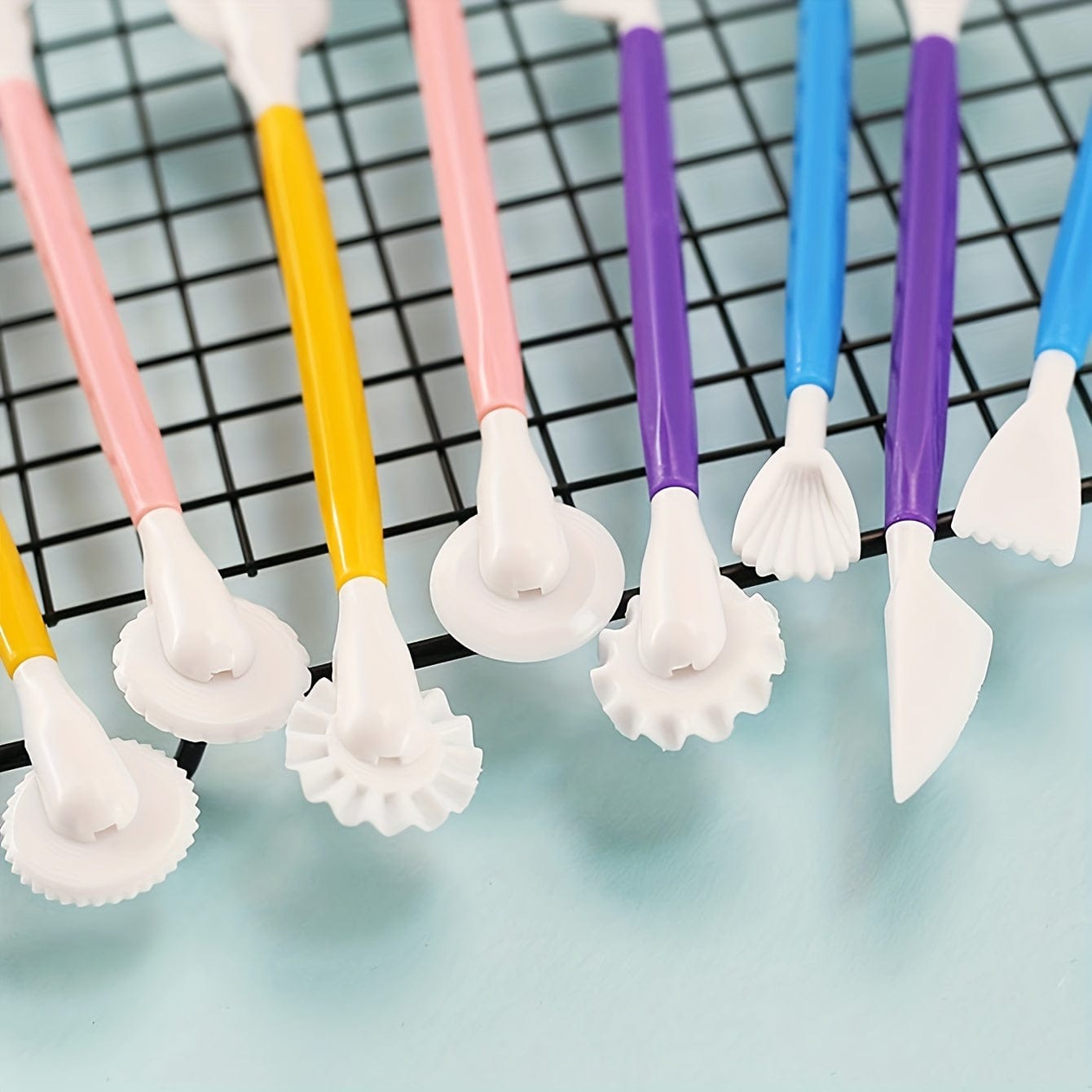 4pcs Fondant Modellierwerkzeuge Set Gum Paste Für Torten Dekorieren, Torten Sculpting Werkzeuge Set