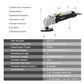DEKO 220V Variable Speed Electric Multi-Function Grinding Tool Kit Multi-Function Tool Electric Tool Electric Trimmer Saw with Accessories
