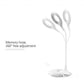 Moderne LED Tischlampen Leuchte Flexible Schreibtischlampe Touch-Schalter USB wiederaufladbares Nachtlicht Buch Lesen Studieren Clip Lampe