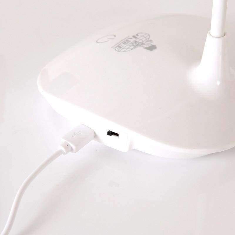 Moderne LED Tischlampen Leuchte Flexible Schreibtischlampe Touch-Schalter USB wiederaufladbares Nachtlicht Buch Lesen Studieren Clip Lampe