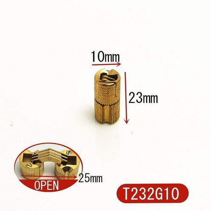 Reine Messing Verborgene Scharniere Dia.8mm/10mm/12mm Fassscharniere Unsichtbare Möbelbeschläge Hardware Zubehör