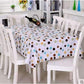 PVC Tischdecke Wasserdicht Rechteckige Plastik Picknickdecke für Teetisch Heimtextilien Mode Liebe Festlich Rot MJ033