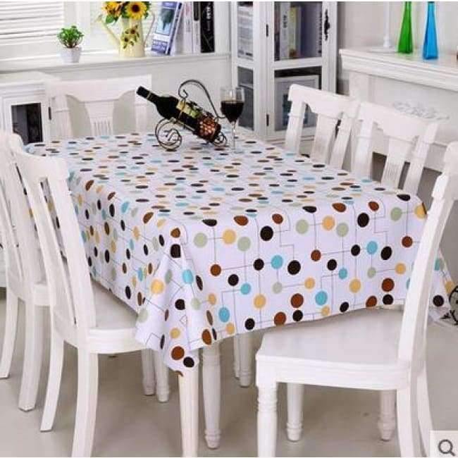PVC Tischdecke Wasserdicht Rechteckige Plastik Picknickdecke für Teetisch Heimtextilien Mode Liebe Festlich Rot MJ033