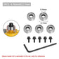 Durable steel bearing accessory kit fits for router bits heads and shank top mounted 1/2, 3/8, 3/4 bearing &amp; retaining ring
